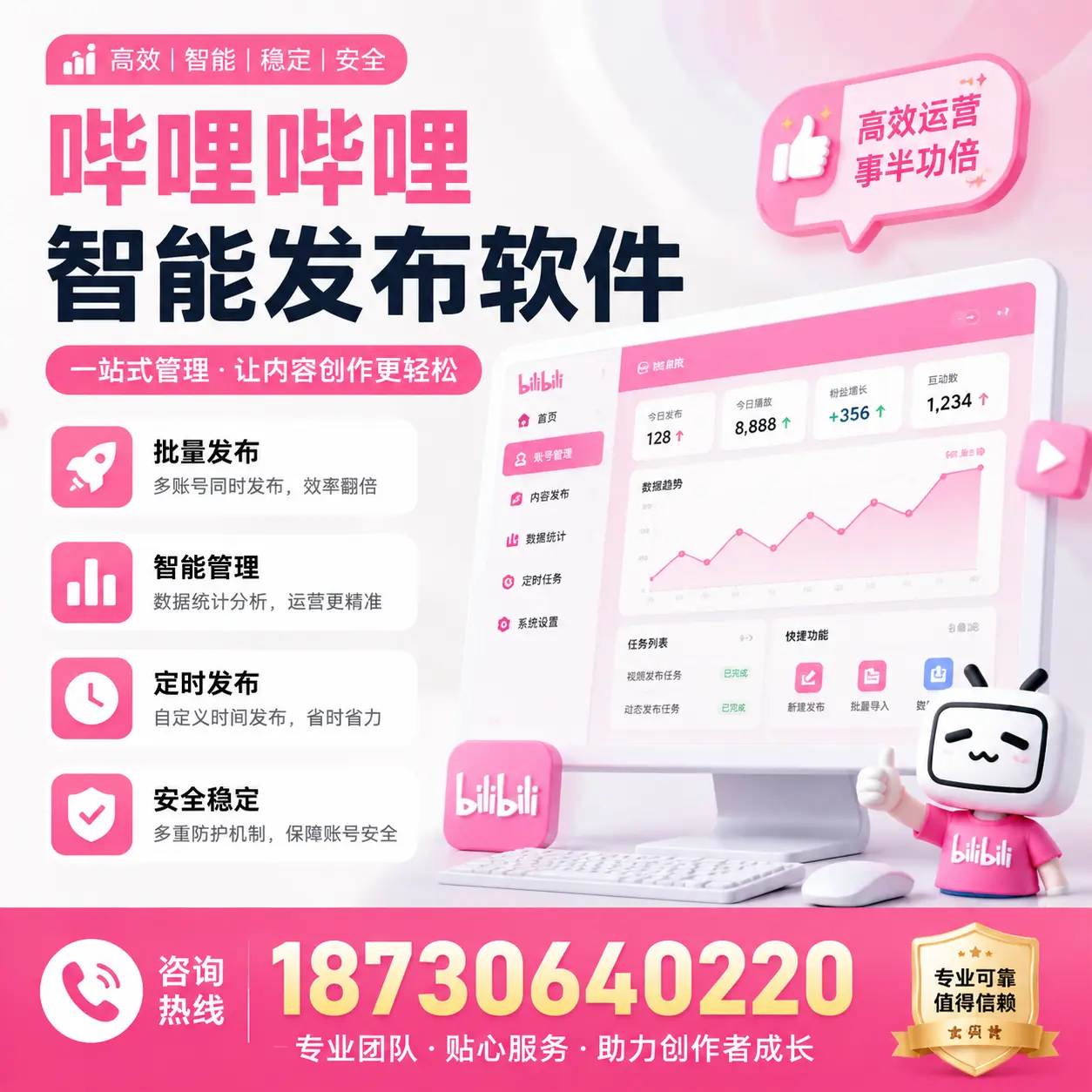 如何评估哔哩哔哩智能发布软件的ROI？上海 企业必读